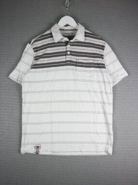 Point Zero Company Y2K Style Streetwear Polo Button Up Cotton Shirt Large